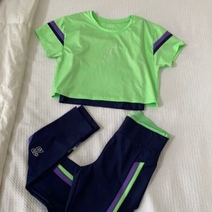 Zara girls work out set sz 13-14